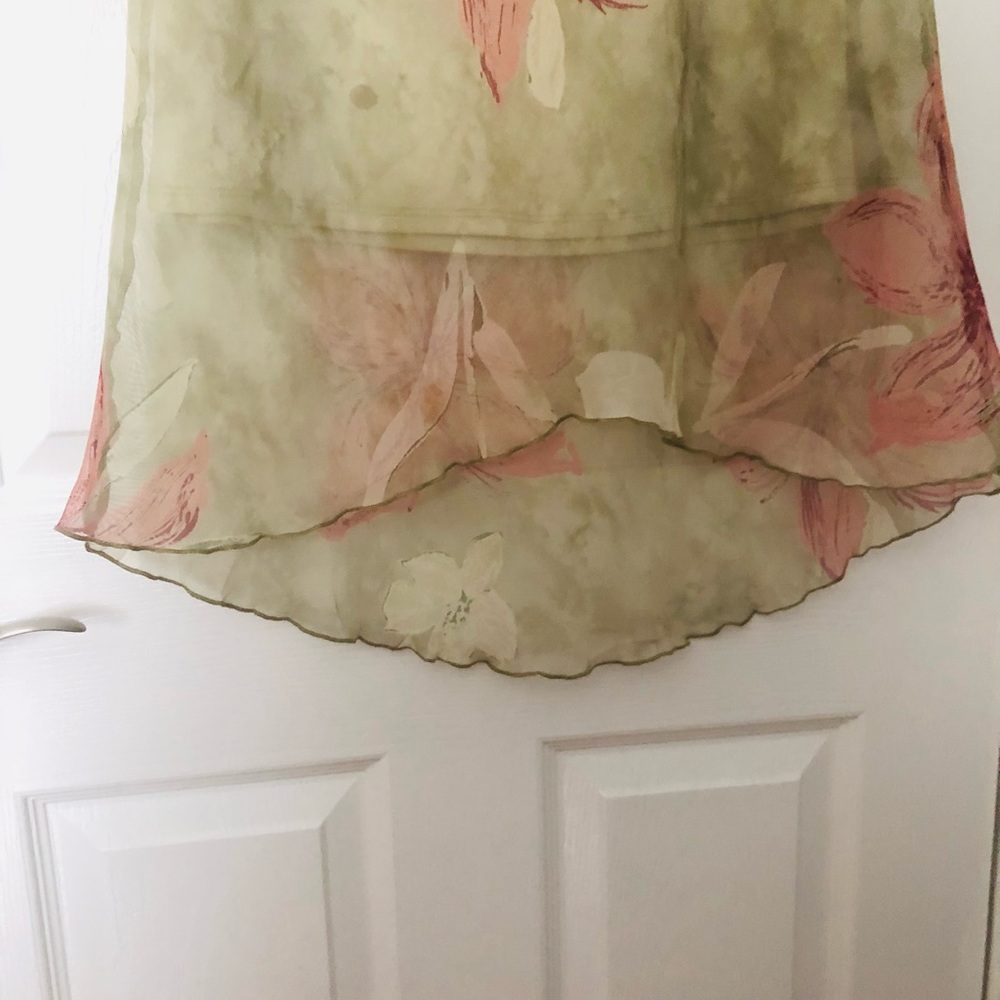 LaBelle Vintage Skirt .Size 9. Color Light Green - Picture 3 of 6